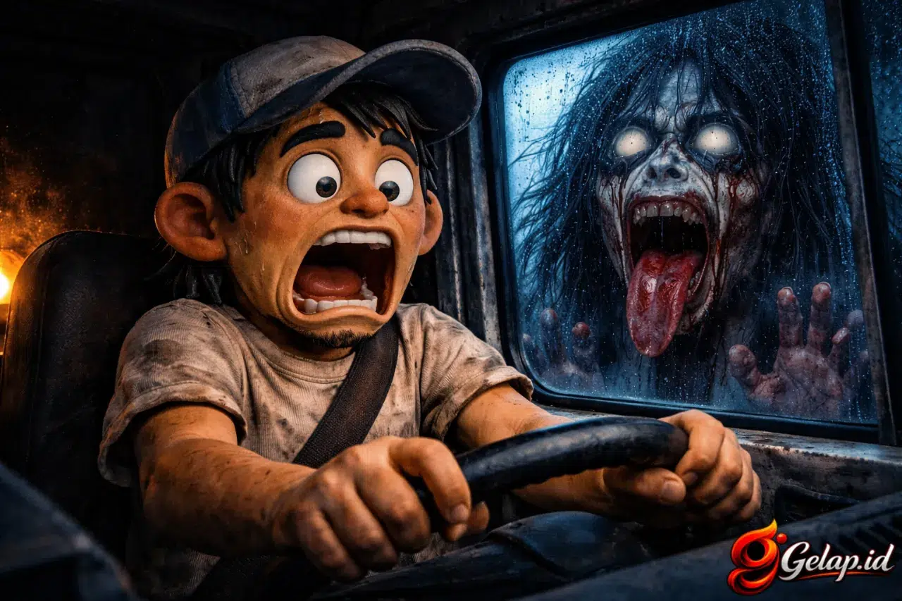 Kisah Supir Truk yang Terjebak Bersama Arwah Korban Pembunuhan